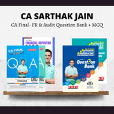 CA Final FR & Audit | Question Bank + MCQ By CA Sarthak Jain | For Jan 26 Exams | ICAI New Course